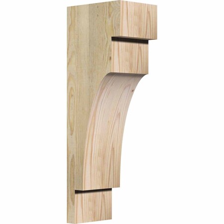 Ekena Millwork Mediterranean Rough Sawn Corbel, Douglas Fir, 6"W x 8"D x 24"H COR06X08X24MED00RDF